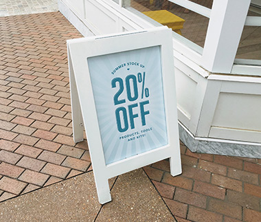 A Frame Signs Free Consultation The Sign Distillery